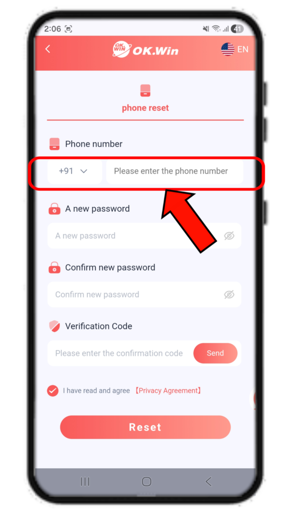 OKwin Forgot Password