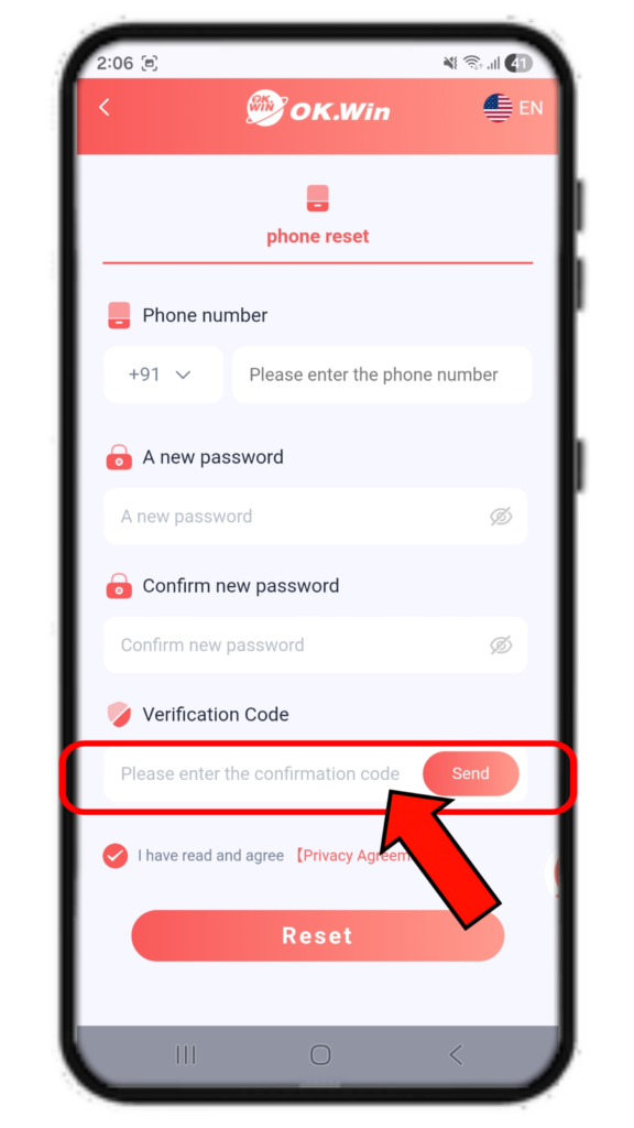 OKwin Forgot Password